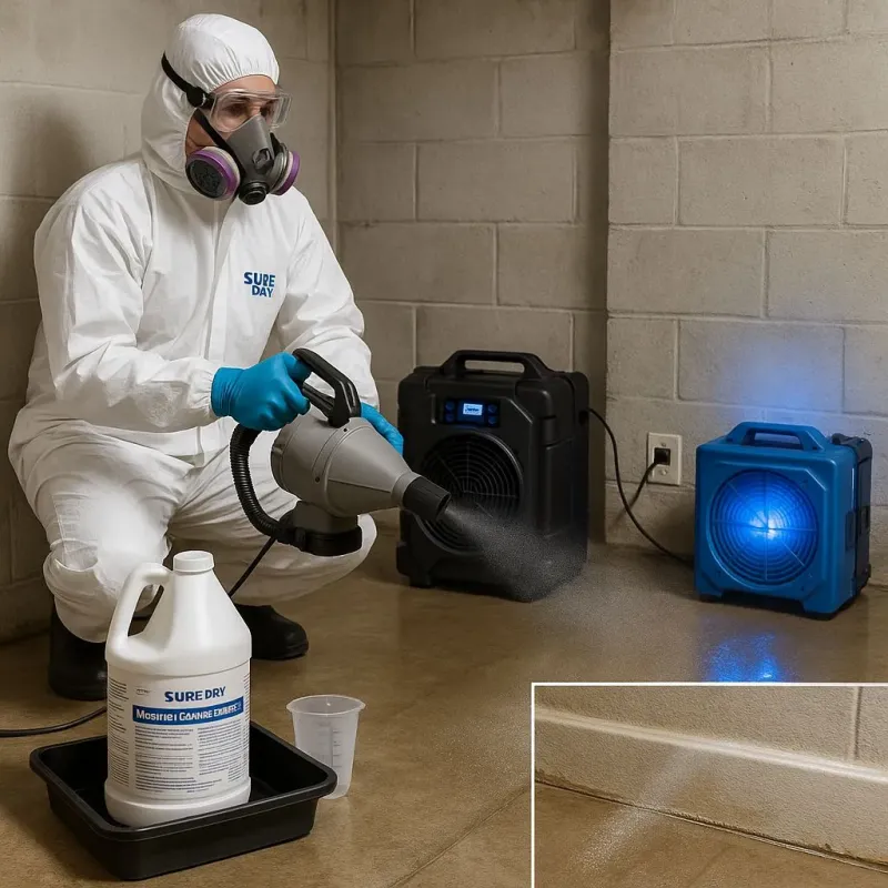 Sanitization and Odor Removal process in Fairlawn, VA